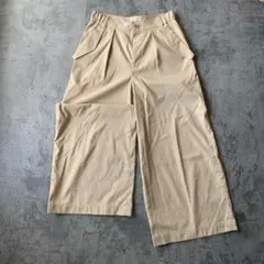 【HUMAN WOMAN】ヒューマンウーマン(S)ワイドパンツ ガウチョパンツ