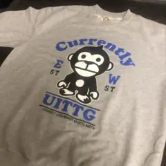 ウィットグ ベイビー UHTTG BABY トレーナーsizeL グレー 古着