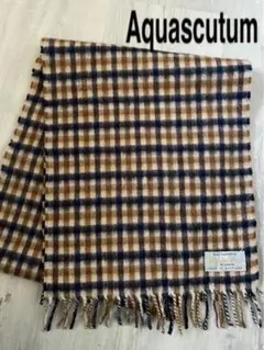 Aquascutum アクアスキュータム カシミアマフラー