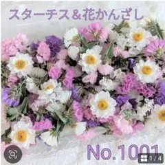スターチス＆花かんざし☆ドライフラワーNo.1001