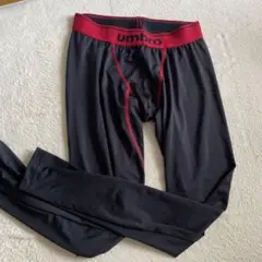 umbro インナータイツ Mサイズ 黒/赤
