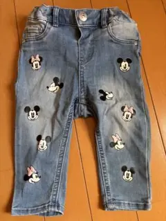 ディズニー ミッキーマウス デニムパンツ ジーパン