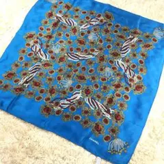 シャネル グリポア ルビー ココマーク チェーン 絹 大判 タグ付 ビンテージ