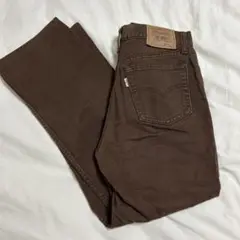 Levi's ブラウン ストレートデニム W30 L32