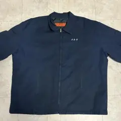 90sヴィンテージUSA製古着 RED KAP ワークジャケット ネイビー