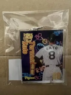 阪神タイガース 森下翔太 繋がるデザイン アクリルキーホルダー (ネオンB)
