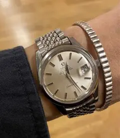 OMEGASeamaster自動巻き シーホース刻印アンティーク レディース OMEGASeamaster自動巻き 下がりSマーク シーホース刻印
