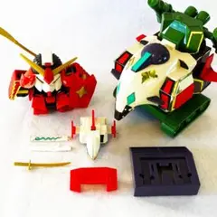 【未組立】元祖SDガンダム　武者五人衆＋農丸頑駄無＋武者斉胡＋璽威武装 未組立】元祖SDガンダム 武者五人衆 ＋ 農丸頑駄無 ＋ 武者斉胡