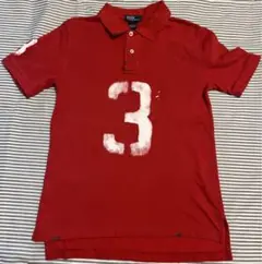 POLOラルフローレン キッズ　ポロシャツ　レッド　赤　140cm