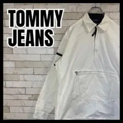 TOMMY JEANS 90s アノラック ハーフジップ ナイロン 冬 古着