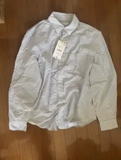 ZARA新品　ストライプ ボタンダウンシャツ M