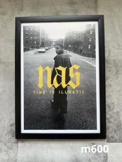 NAS ナス　A4額付き HIPHOP ラッパー
