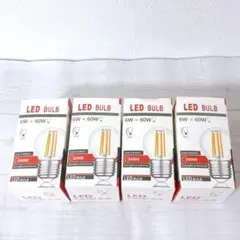 ★KY LEE 電球 フィラメント G45 LED 6W白熱電球60W相当