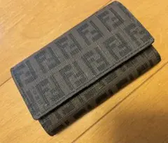 FENDI キーケース ズッカ柄 レディース メンズ ブラウン