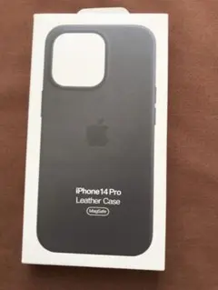 iPhone14 Pro レザーケース純正ミッドナイト未使用