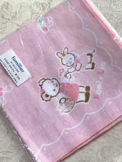 familiar 子ども ガーゼハンカチ　新品