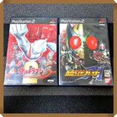 PS2ソフト【動作確認済★人気ヒーローアクション】ウルトラマン、仮面ライダー剣