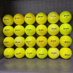 Srixon DISTANCE イエロー ロストボール 24個