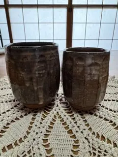 萩焼、大和吉孝の花入陶芸 萩焼、大和吉孝の花入陶芸