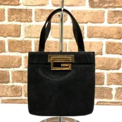 GUCCI スウェード ハンドバッグ 4413
