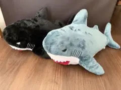 キュートビッグぬいぐるみ　サメ　シャーク　2体セット