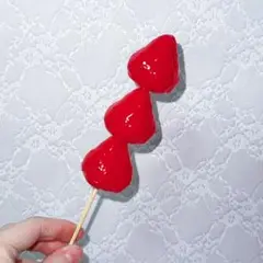 いちご飴 実物大 食品サンプル