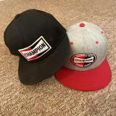CHAMPION スナップバックキャップ 2点セット