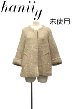 Hanii.y ハニーワイ ラメドットオーバー ジャケット ブルゾン