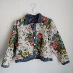 花柄ゴブラン織りジャケット
