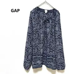 GAP 長袖 トップス　チュニック　ペイズリー柄　カットソー　XS カットソー