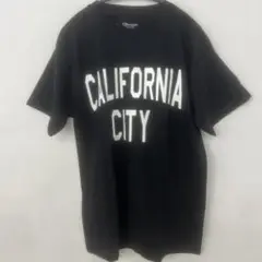 3138 Champion CALIFORNIA CITY Tシャツ ブラック