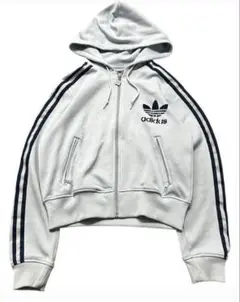 Y2K 00s adidas archive ライトブルー ショートパーカー