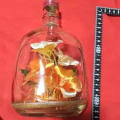 昭和レトロ　置物　ボトルフラワー　ニッカウィスキー　当時物