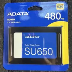 未使用未開封 ADATA SU650 480GB 内蔵SSD 2.5インチ