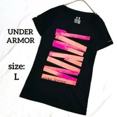 アンダーアーマー UNDER ARMOR Tシャツ L ブラック 黒 スポーツ