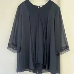 PINORE ネイビー ブラウス