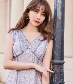 Hearlipto Lace Trimmed Floral Dress Sサイズ