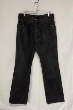 Wrangler ラングラー　ブラックデニム　フレアパンツ　日本製