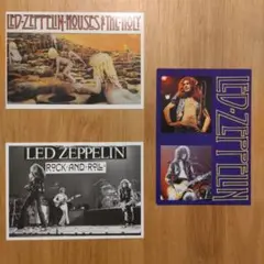 ☕Led Zeppelin　Post Card　3枚セット