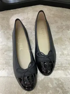 シャネルCHANEL定番 バレエシューズ 37.5