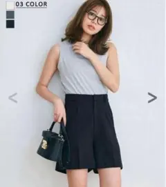 美品basement online ハイウエストショートパンツ　人気完売品