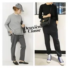 Deuxieme Classe ZIGNONE サルエルパンツ 36 ネイビー