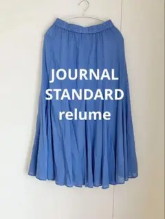 JOURNAL STANDARD コットンボイルスカート 36 ブルー