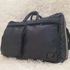 ⭐良品⭐HEAD PORTER　タンカー　アイアンブルー　3way　バッグ