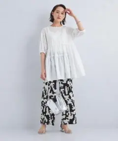 【週末セール】green label relaxingティアード チュニック