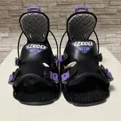 FLOW EZRIDER スノーボードビンディング ブラック/パープル