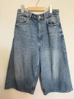 ZARA ハーフデニム　ジーンズ