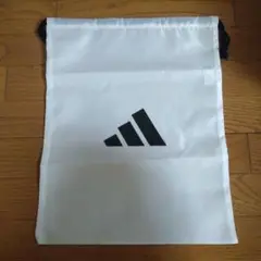 adidas ロゴ入りナイロンバッグ 又はシューズバッグ