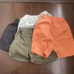 ユニクロ 無印 水陸両用 ショート ショーツ サーフパンツ 100 4枚セット