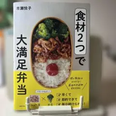 食材2つで大満足弁当　美品